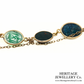 Victorian Egyptian Revival Gemstone Scarab Bracelet