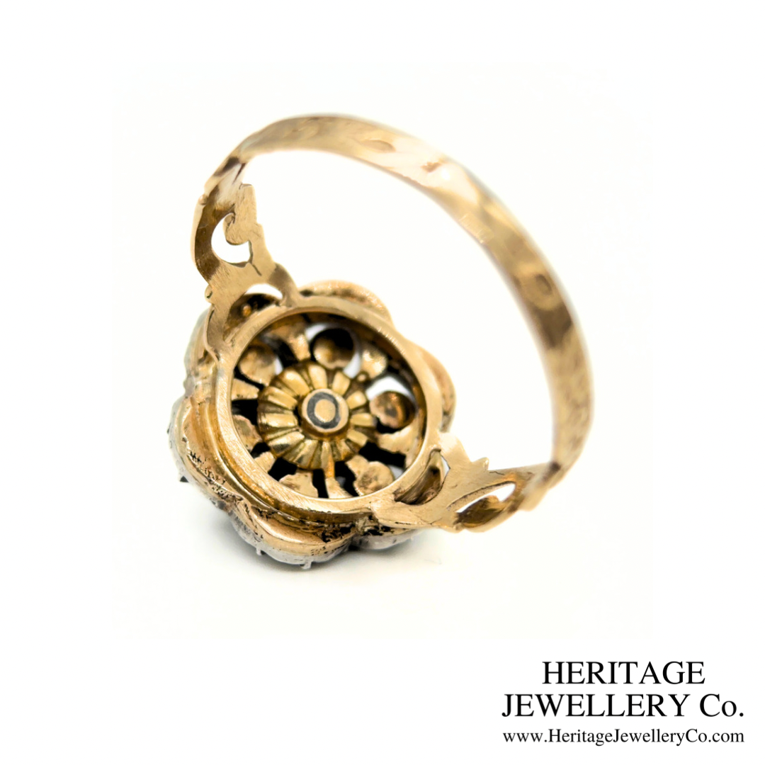 Antique Diamond Cluster Ring