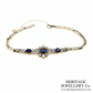 Art Deco Sapphire and Diamond Bracelet