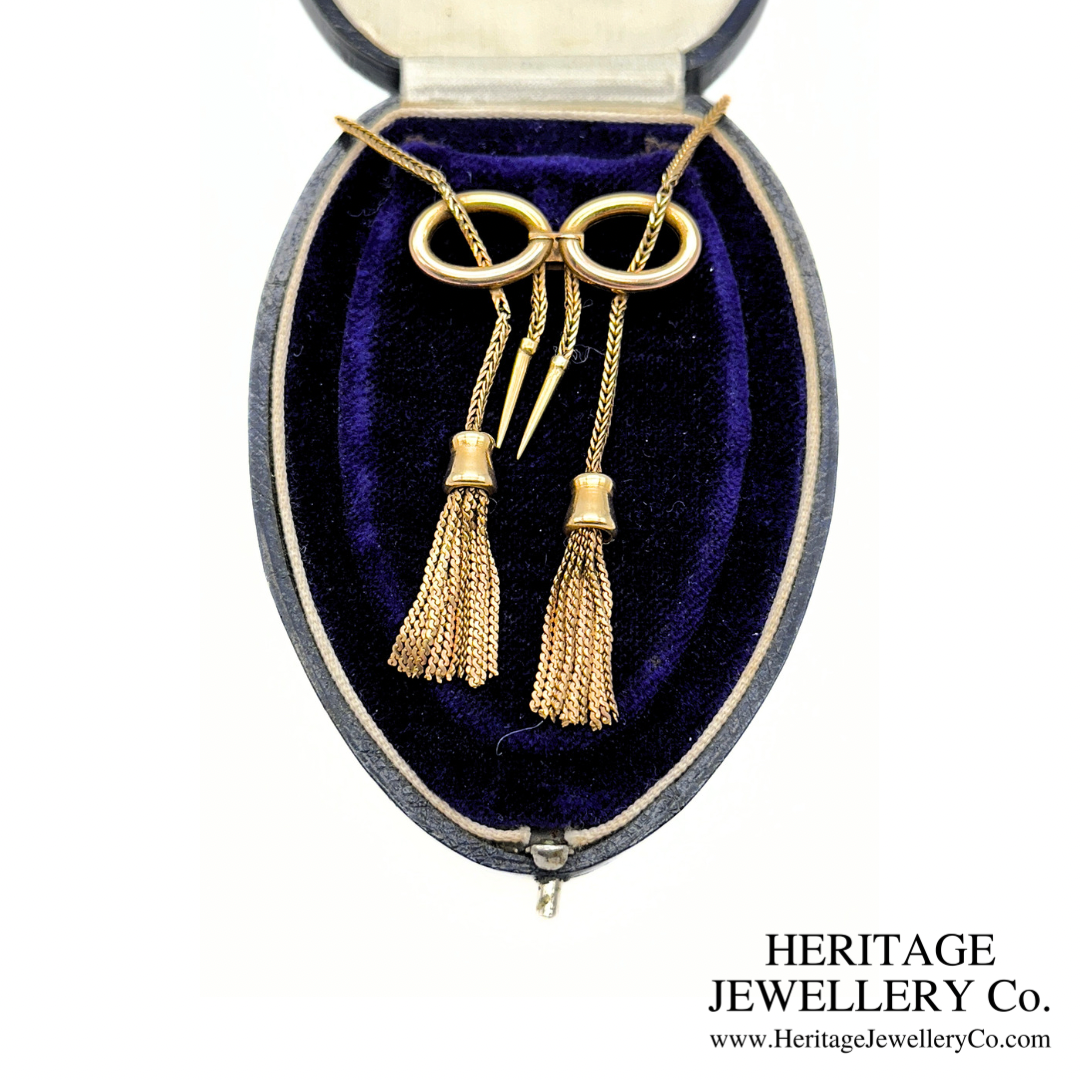 Antique Gold Tassel Necklace (9ct Gold)