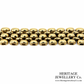 Vintage Gold Brick-Link Bracelet