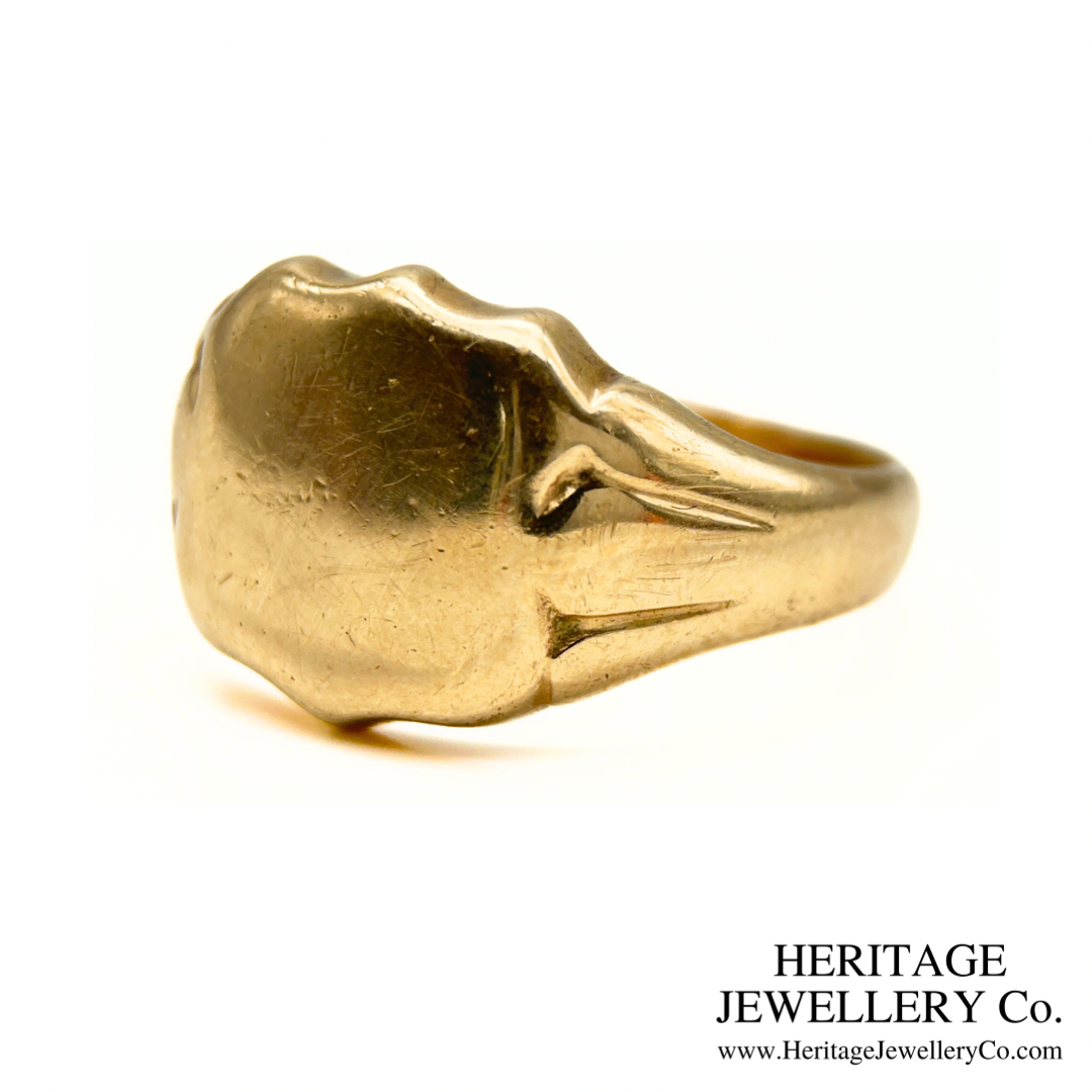 Vintage Gold Signet Ring (9ct Gold)