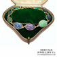 Victorian Egyptian Revival Gemstone Scarab Bracelet