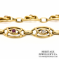 Art Nouveau Ruby & Diamond Bracelet