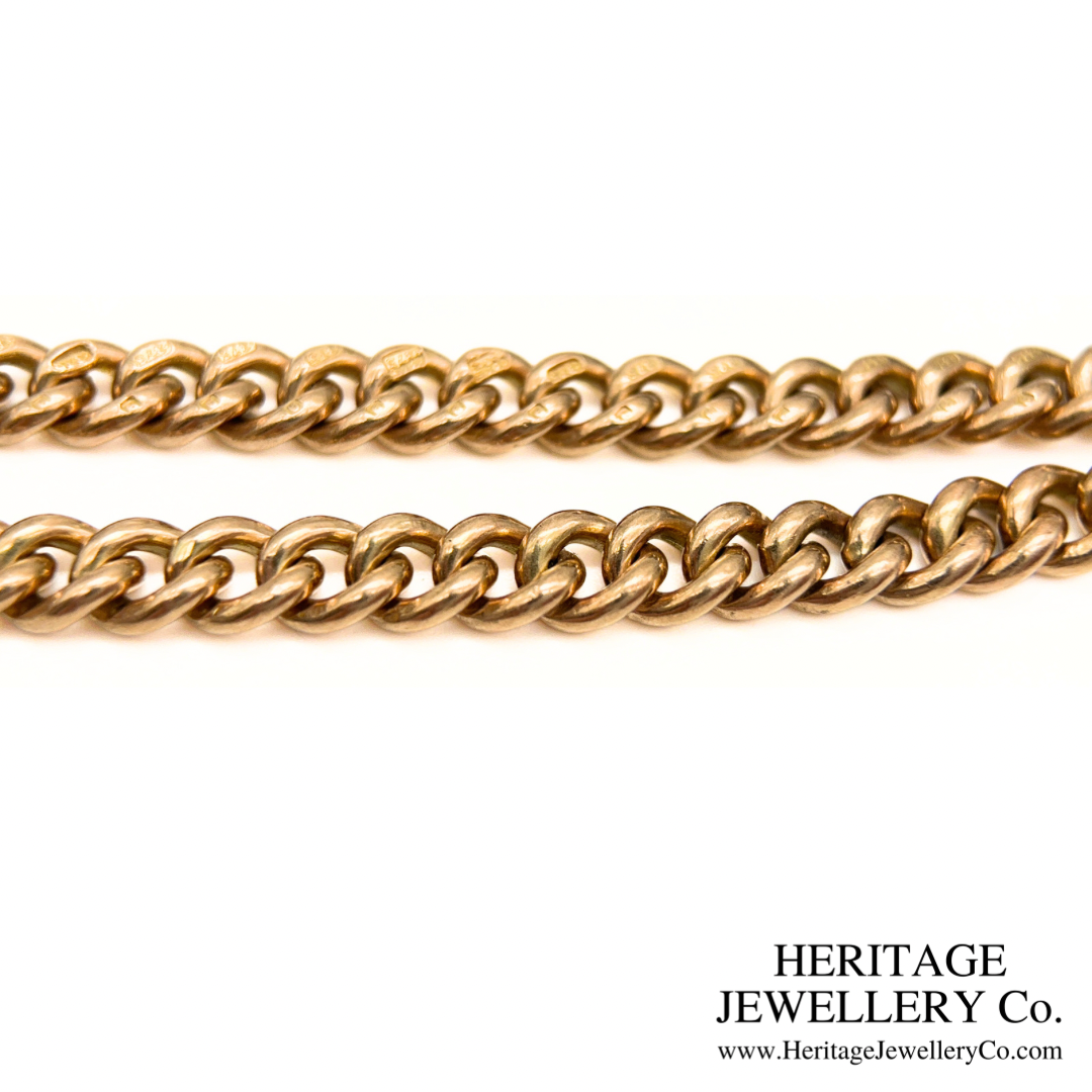 Antique Gold Curb Bracelet (9ct Gold)