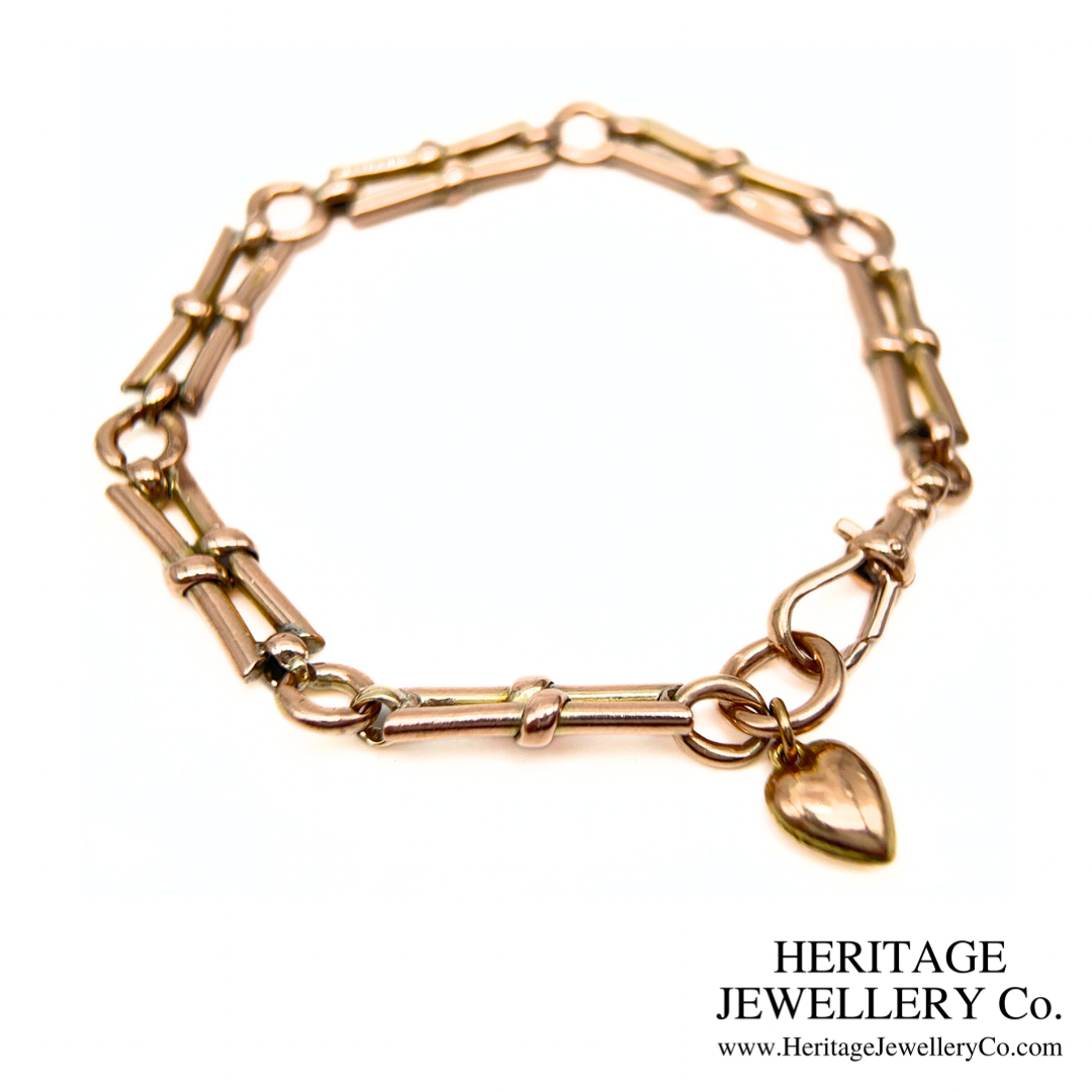 Antique Gold Fancy Link bracelet (9ct gold)