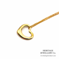 Tiffany & Co. Open Heart Pendant and Chain (16mm)