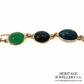 Victorian Egyptian Revival Gemstone Scarab Bracelet