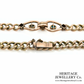 Antique Turquoise & Pearl Curb Bracelet (9ct Gold)