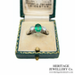 Emerald and Diamond 3-Stone Ring