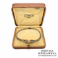 Antique Turquoise & Pearl Curb Bracelet (9ct Gold)