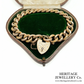 Antique "Night and Day" Gold Curb Bracelet