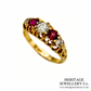 Victorian Ruby and Diamond 5-Stone Ring (c.1897)