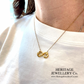 Tiffany & Co. Infinity Double Loving Heart Pendant and Chain