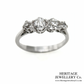 Platinum & Old Cut Diamond 4-Stone Ring