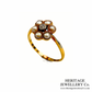 Antique Pearl & Diamond Cluster Ring