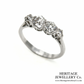 Platinum & Old Cut Diamond 4-Stone Ring