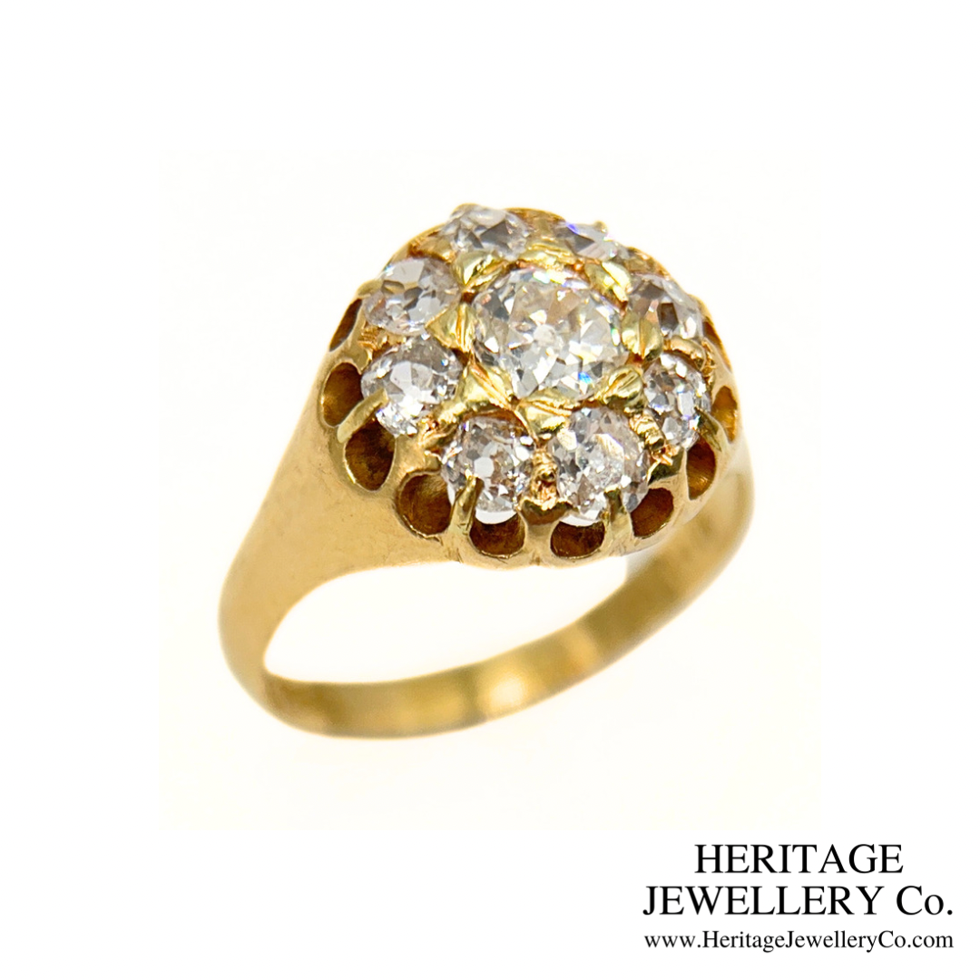Victorian Diamond Cluster Ring (1.40ct)