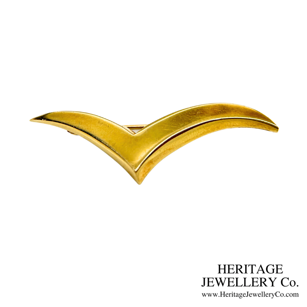 Seagull Brooches (Pair) in 18K Gold by Tiffany & Co.