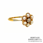Antique Pearl & Diamond Cluster Ring