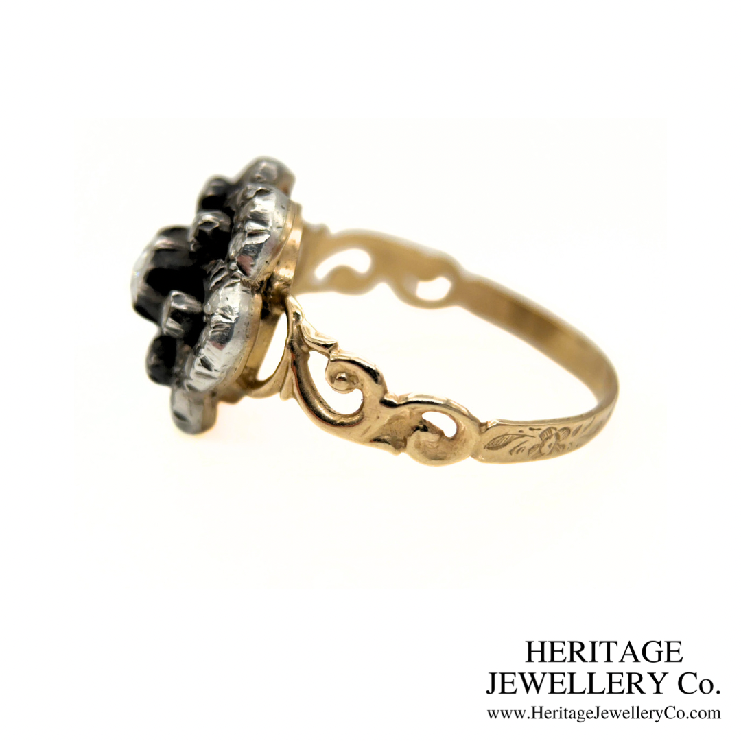 Antique Diamond Cluster Ring