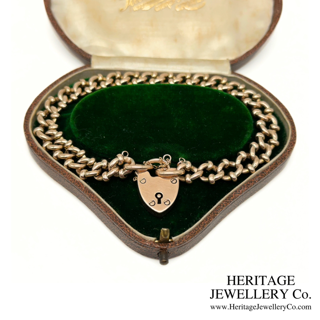 Victorian Gold Fancy Curb Bracelet