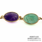 Victorian Egyptian Revival Gemstone Scarab Bracelet