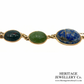 Victorian Egyptian Revival Gemstone Scarab Bracelet