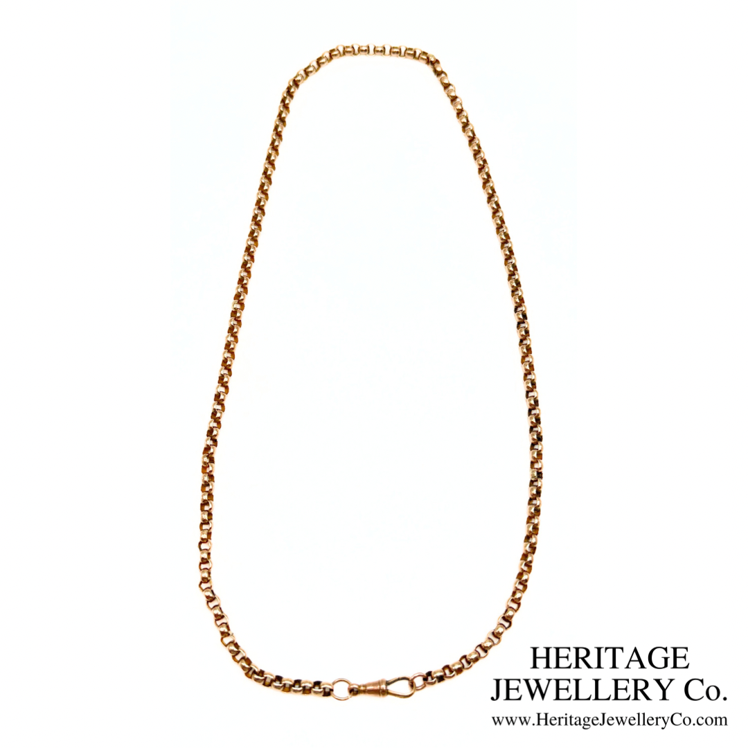 Antique Gold 'Rolo' Link Chain (9ct Gold)