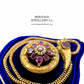 Victorian Garnet & Pearl Brooch