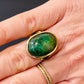 Antique Cabochon Emerald Ring