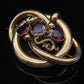 Antique Garnet & Gold Brooch Pendant (9ct gold)