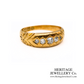 RESERVED FOR VT - Victorian Diamond Gypsy Ring (c.1899)