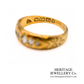 RESERVED FOR VT - Victorian Diamond Gypsy Ring (c.1899)