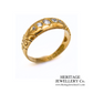 RESERVED FOR VT - Victorian Diamond Gypsy Ring (c.1899)