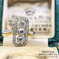Art Deco 3-Stone Diamond Ring