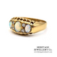 Antique Opal and Diamond Ring