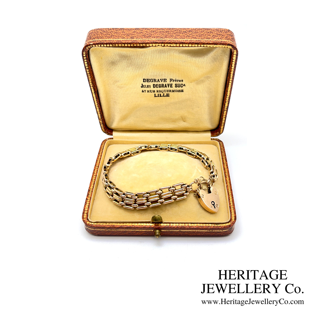 Vintage Gold Link Bracelet (9ct gold)