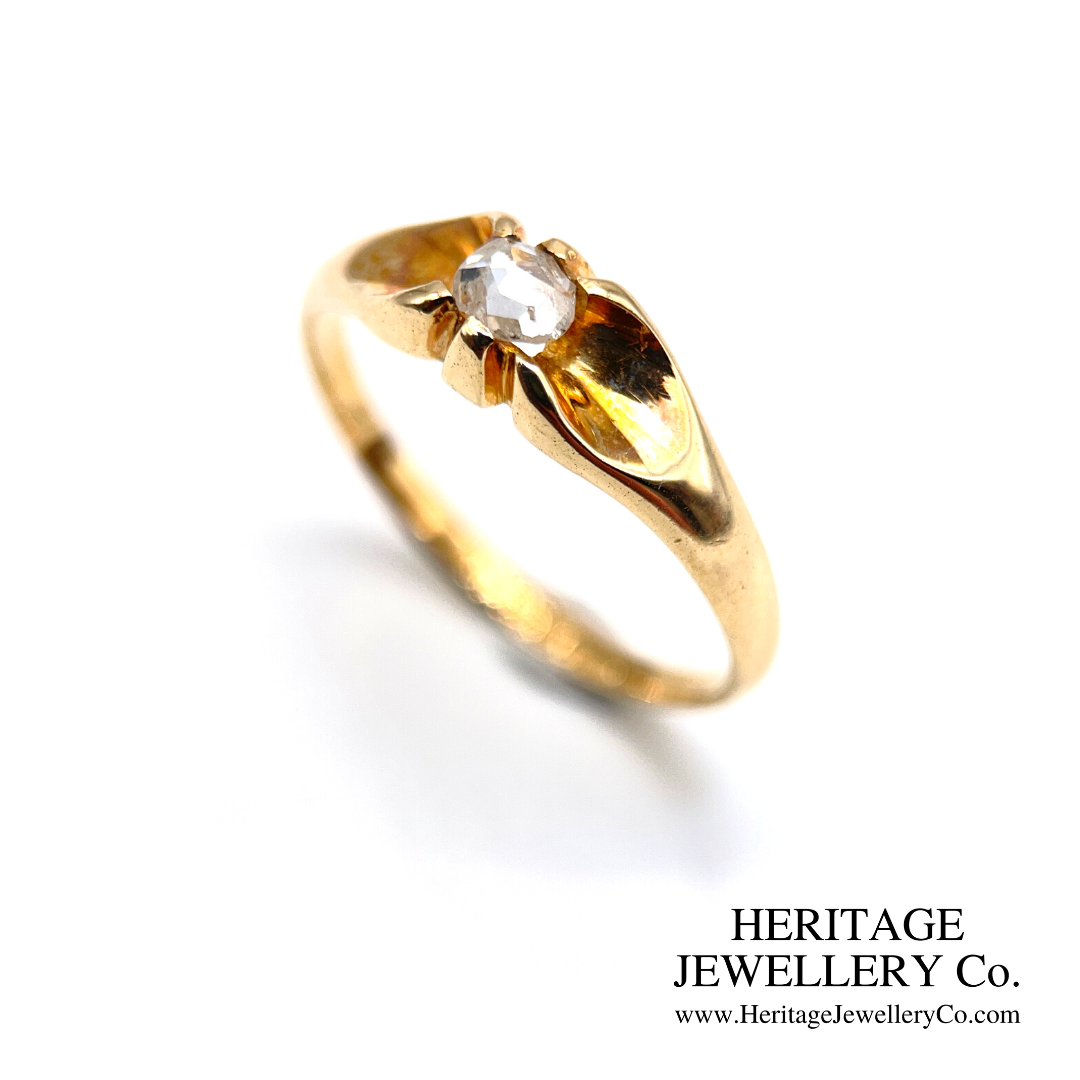 Antique Rose Diamond Ring (15ct gold)
