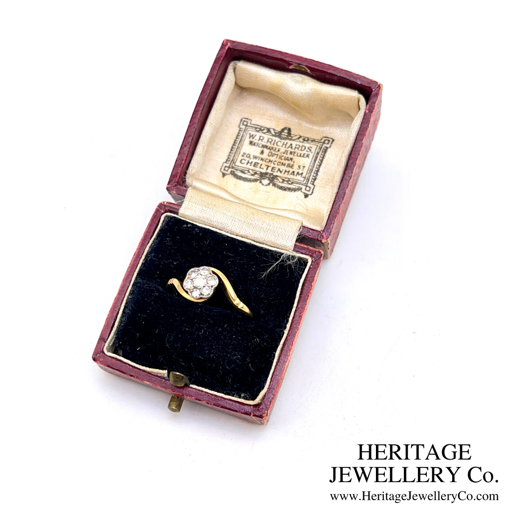 Antique Edwardian Diamond Cluster Ring