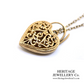 Vintage 2-Colour Bracelet with Heart Padlock