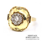 RESERVED - Antique Old Cut Diamond Cluster Ring
