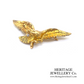 Antique Gold & Diamond Eagle Brooch