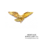 Antique Gold & Diamond Eagle Brooch