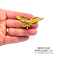 Antique Gold & Diamond Eagle Brooch