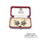 Antique Rose Diamond Earrings
