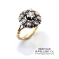 Antique Diamond Cluster Ring