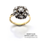 Antique Diamond Cluster Ring