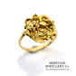 Antique Chimera and Snake Ring