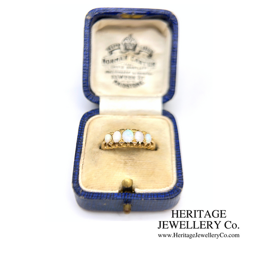 Antique Opal 5-Stone Ring (18ct Gold)